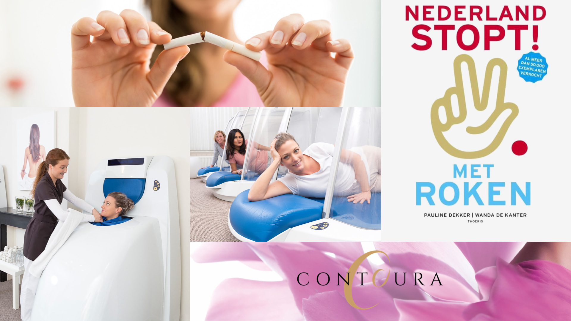 Stoptober met hulp van Contoura. Stop met roken, start met Contoura en ontvan het boek Nederland stopt! Met roken